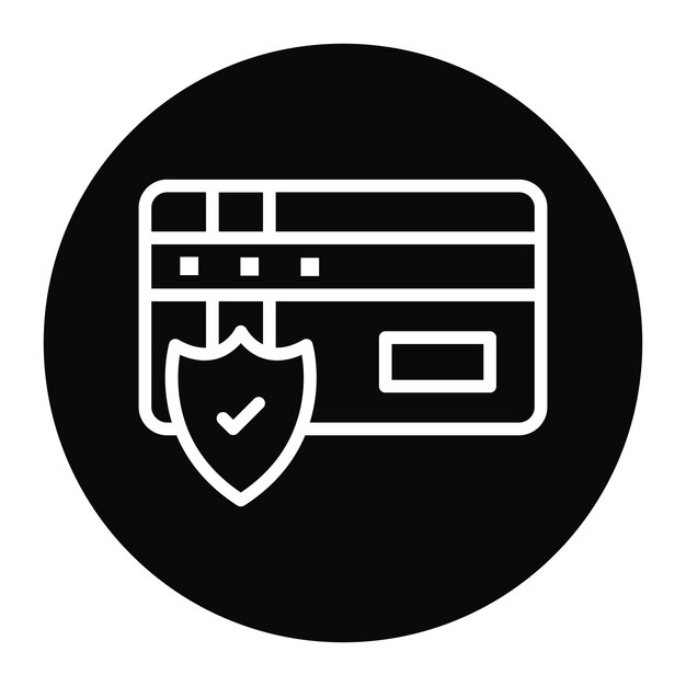 Imagen vectorial de icono de pago seguro Puede utilizarse para el comercio electrónico tecnológico