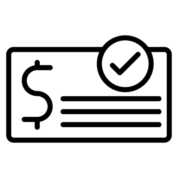 Imagen vectorial del icono de pago verificado Se puede utilizar para el pago seguro