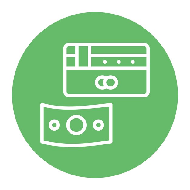 Imagen vectorial del icono de pagos Se puede utilizar para el comercio minorista digital