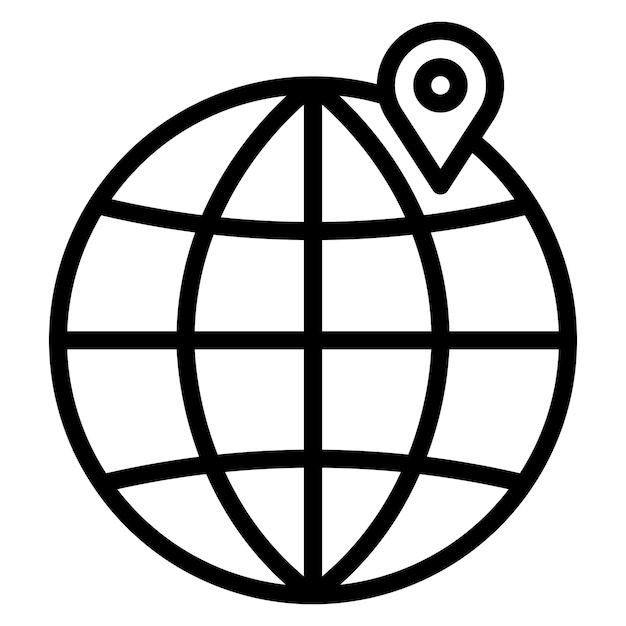 Imagen vectorial del ícono del país Se puede utilizar para Geografía
