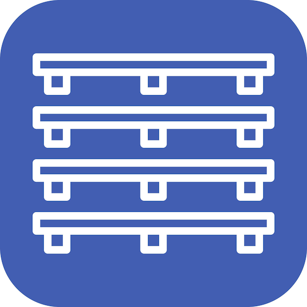 Imagen vectorial del icono de la paleta Se puede utilizar para el almacén