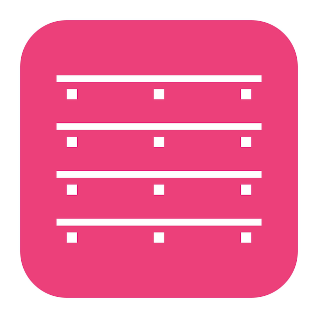 Imagen vectorial del icono de la paleta Se puede utilizar para el almacén