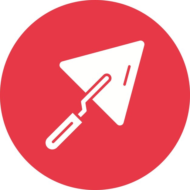 Imagen vectorial del icono de la paleta Se puede utilizar para herramientas de construcción