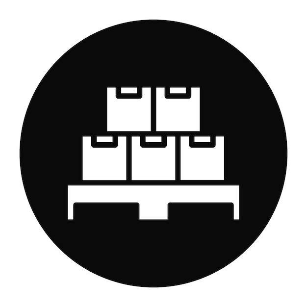 Imagen vectorial del icono de la paleta Se puede utilizar para la industria