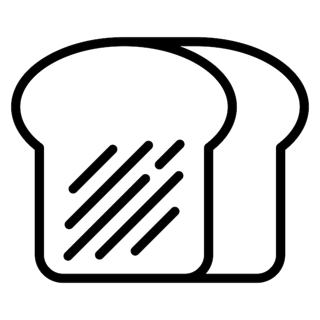 La imagen vectorial del icono del pan se puede usar para los sin techo
