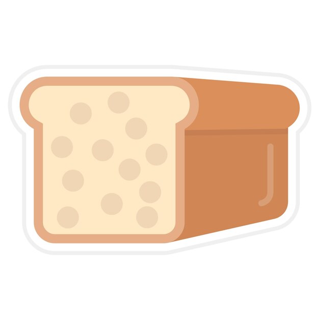 Imagen vectorial del icono del pan Se puede utilizar para la panadería