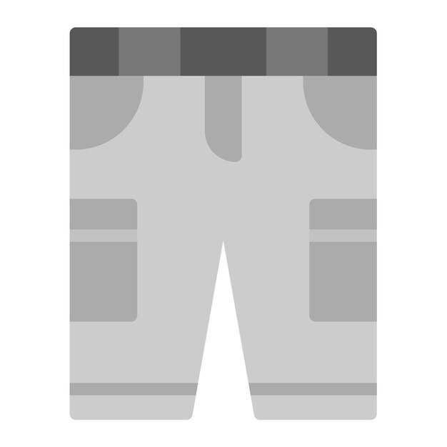 Imagen vectorial del icono de los pantalones cortos de carga Se puede usar para Beach Resort
