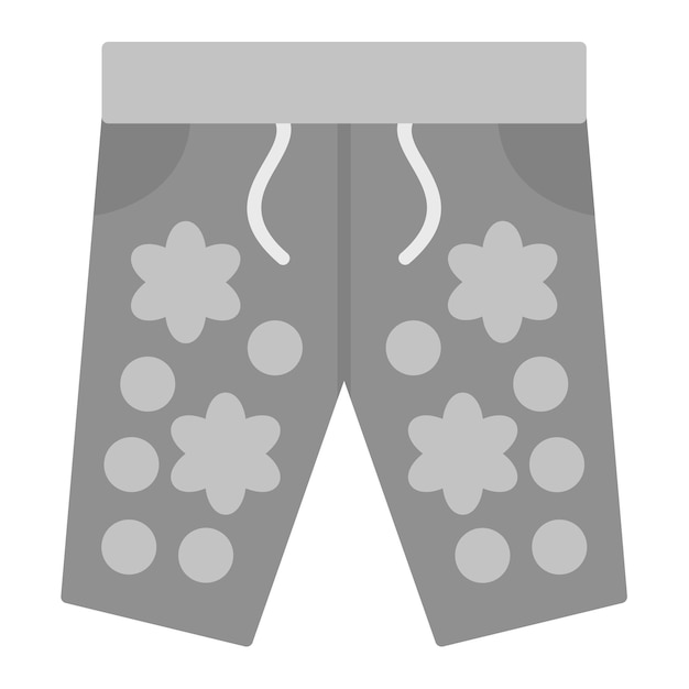 Imagen vectorial del icono de los pantalones de natación Se puede usar para viajes