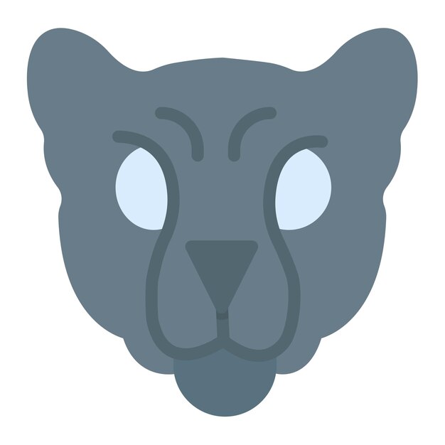 Imagen vectorial del icono de Panthera Se puede usar para la selva tropical