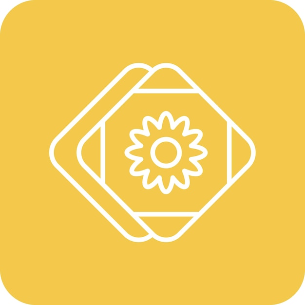 Imagen vectorial del icono del pañuelo Se puede usar para Moda