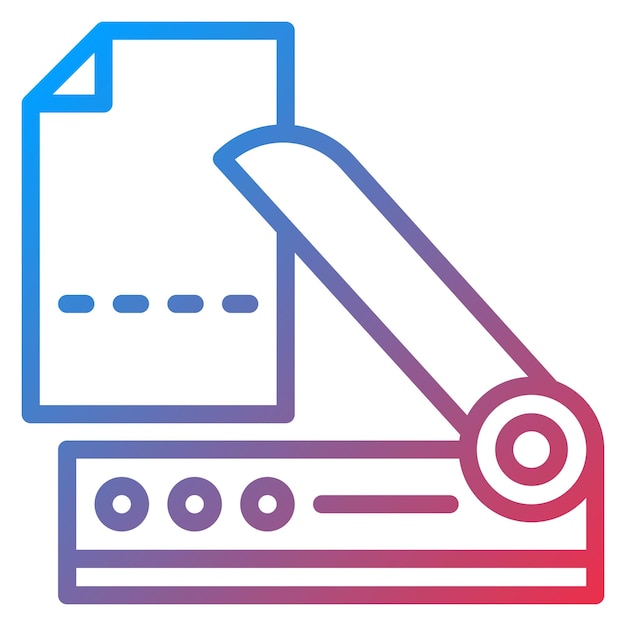 Imagen vectorial del icono del papel cortado Se puede utilizar para imprimir