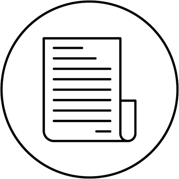 La imagen vectorial del icono de papel se puede usar para la civilización antigua