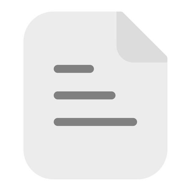 Imagen vectorial de icono de papel Se puede utilizar para la interfaz de usuario