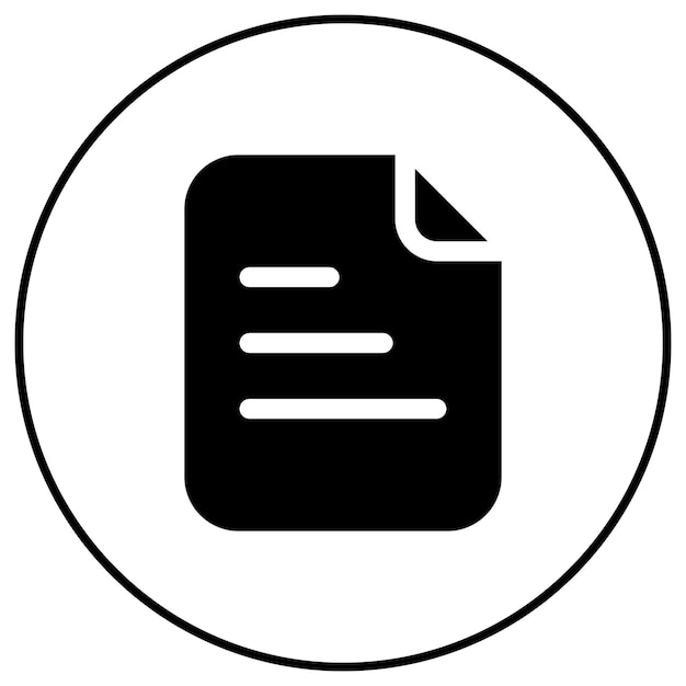 Imagen vectorial de icono de papel Se puede utilizar para la interfaz de usuario