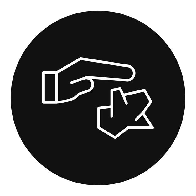Imagen vectorial de icono de papel reciclado Se puede usar para el Día de la Tierra