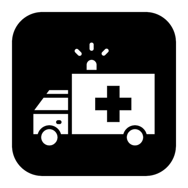 La imagen vectorial del icono paramédico se puede utilizar para el rescate y la respuesta