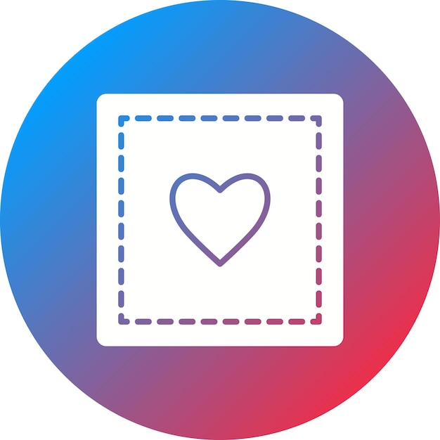 La imagen vectorial del icono de parche se puede utilizar para coser
