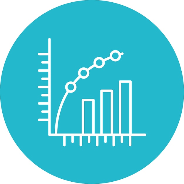 Vector la imagen vectorial del icono de pareto se puede utilizar para la infografía