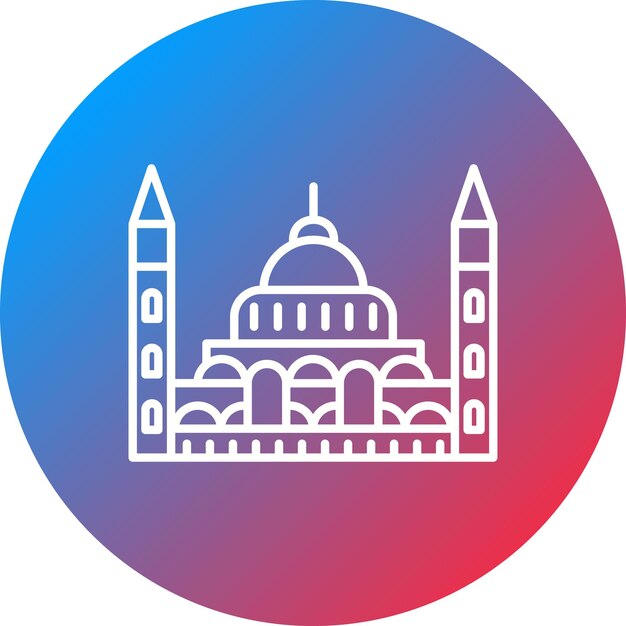 Imagen vectorial del icono del Parlamento húngaro Se puede utilizar para Landmarks