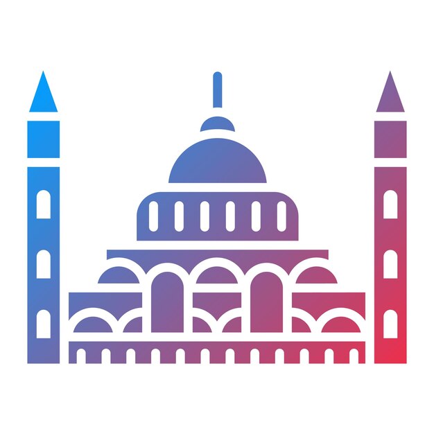 Imagen vectorial del icono del Parlamento húngaro Se puede utilizar para Landmarks