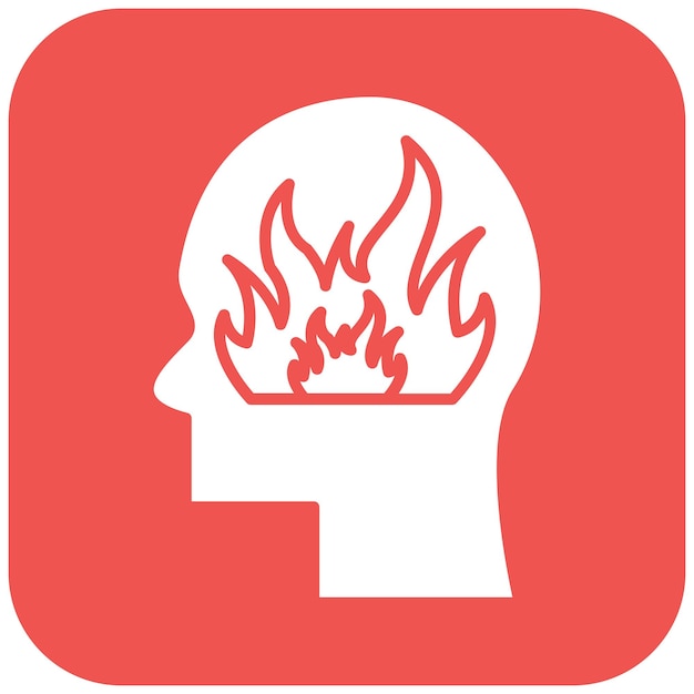 Imagen vectorial del icono de la pasión Se puede usar para el arranque