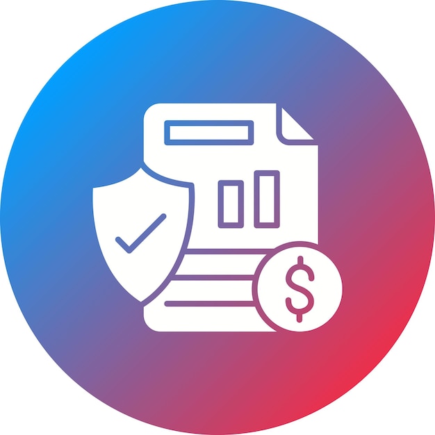 Imagen vectorial del icono del pasivo Se puede utilizar para la contabilidad