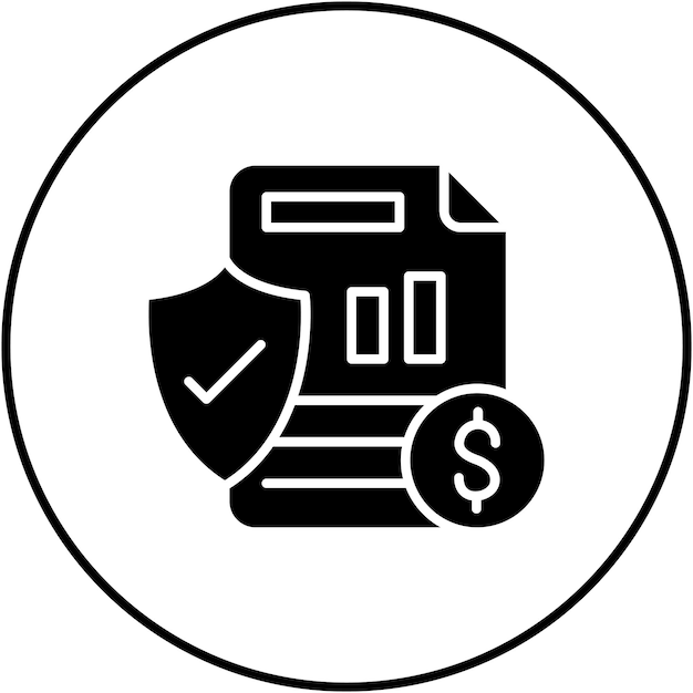 Imagen vectorial del icono del pasivo Se puede utilizar para la contabilidad