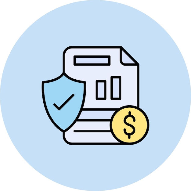 Imagen vectorial del icono del pasivo Se puede utilizar para la contabilidad