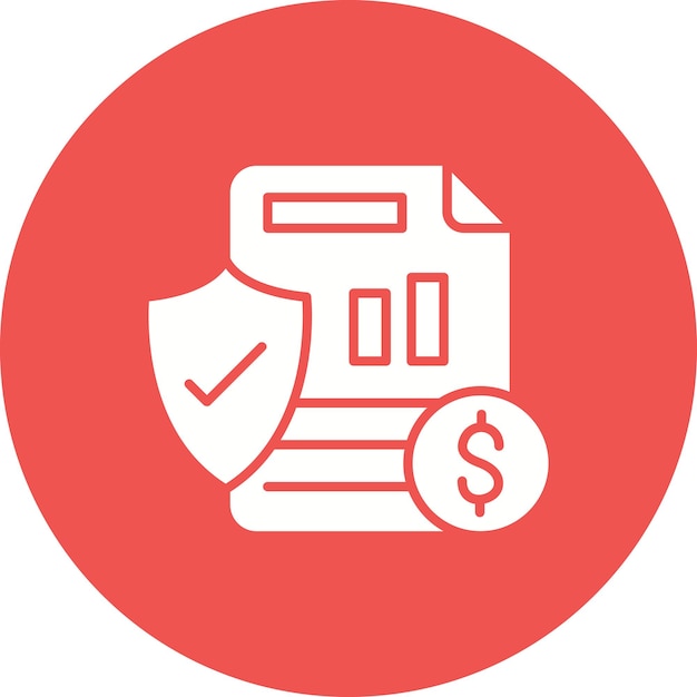 Imagen vectorial del icono del pasivo Se puede utilizar para la contabilidad