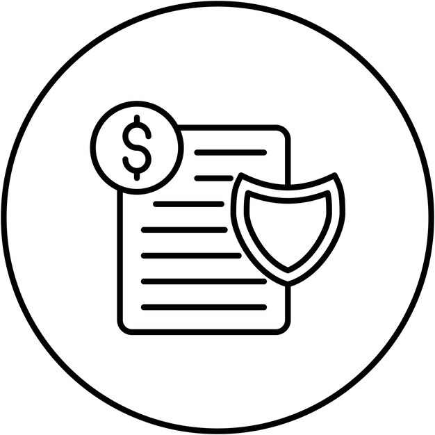 Imagen vectorial del icono del pasivo Se puede utilizar para Finanzas