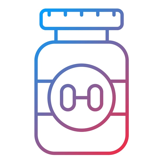 Imagen vectorial del icono de las pastillas de dieta Se puede usar para hacer dieta
