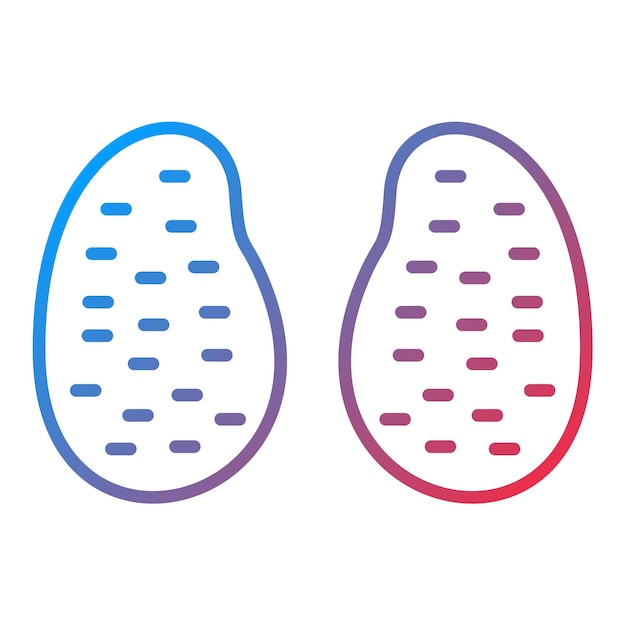 La imagen vectorial del icono de las patatas se puede utilizar para Village