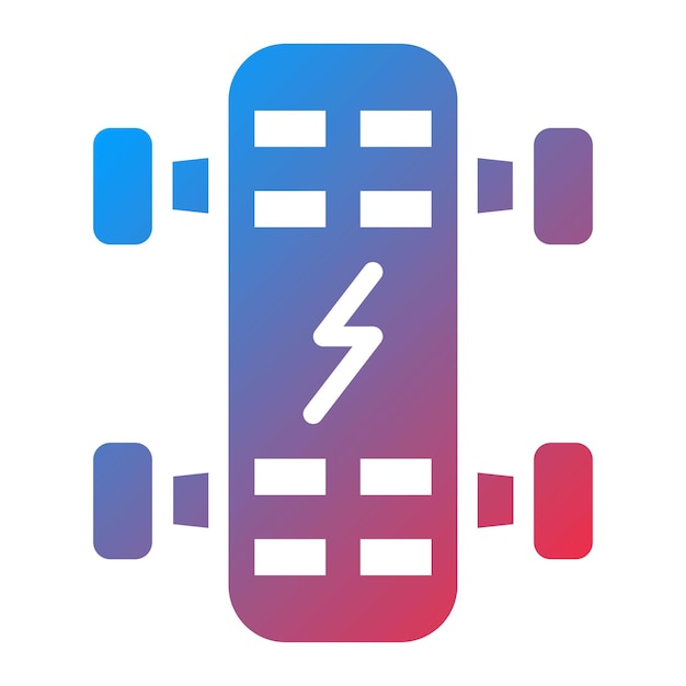 Imagen vectorial de icono de patineta fuera de carretera Se puede usar para transporte personal