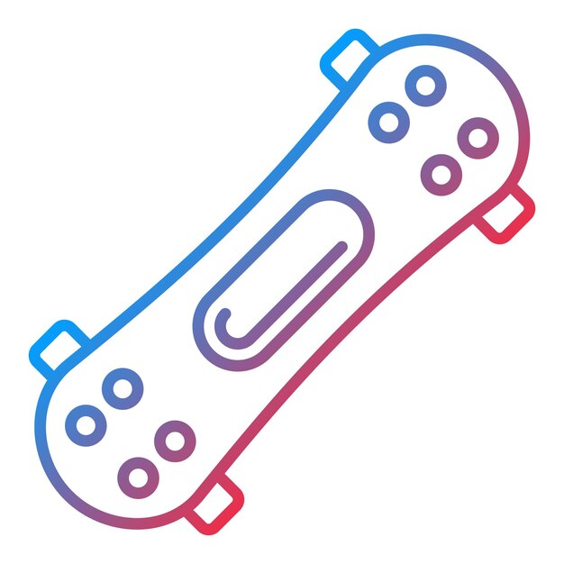 Imagen vectorial de icono de patineta Se puede usar para deportes