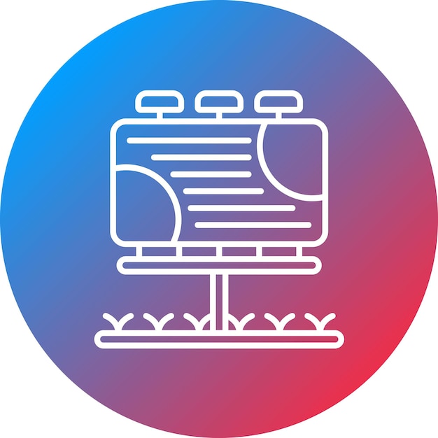Imagen vectorial del icono del patio Se puede utilizar para el marketing