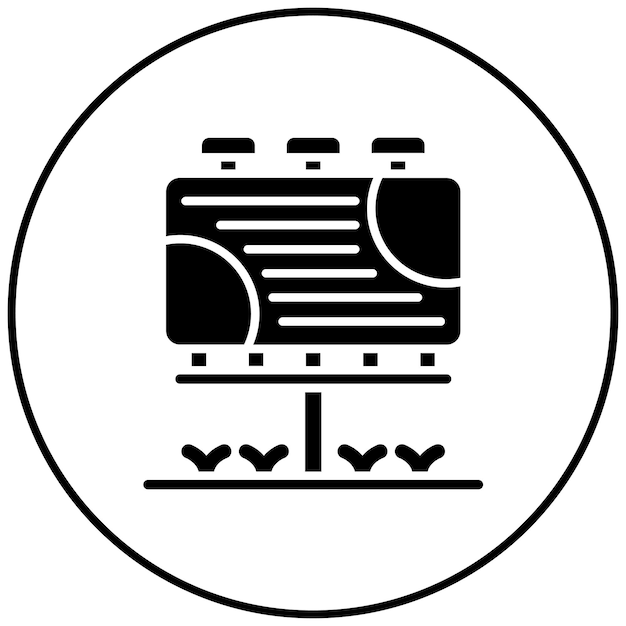 Imagen vectorial del icono del patio Se puede utilizar para el marketing