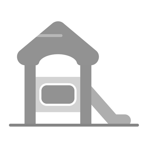 Imagen vectorial del icono del patio de recreo Se puede usar para el parque de atracciones