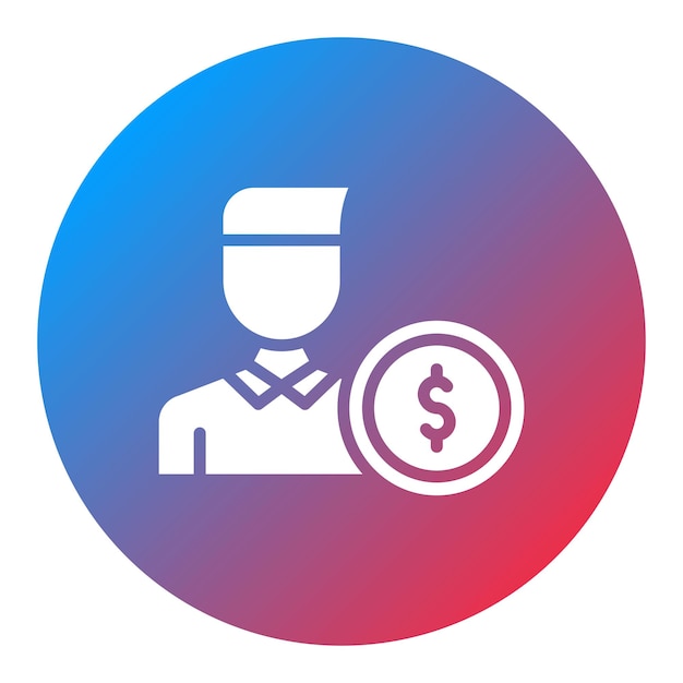 Imagen vectorial del icono del patrocinador Se puede utilizar para crowdfunding