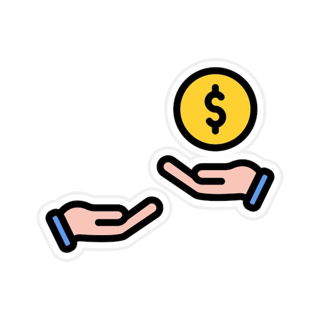 Imagen vectorial del icono del patrocinador Se puede utilizar para eventos de premios