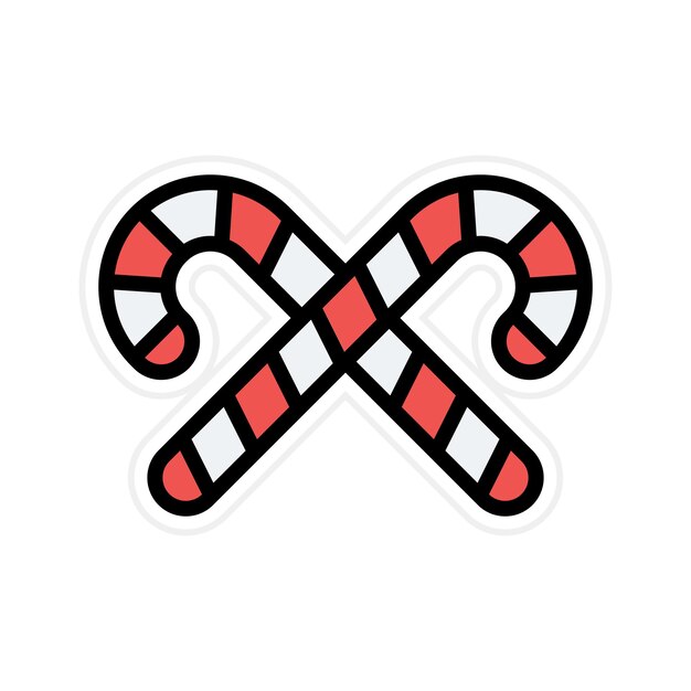 Imagen vectorial de icono de patrón de caramelo se puede usar para imprimir