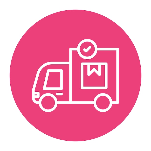 Imagen vectorial del icono del pedido enviado Se puede utilizar para el comercio minorista digital