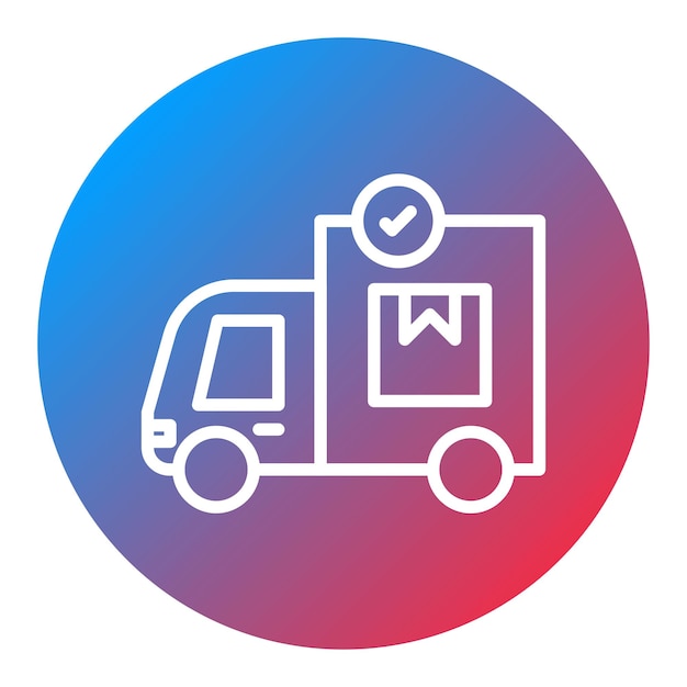 Imagen vectorial del icono del pedido enviado Se puede utilizar para el comercio minorista digital