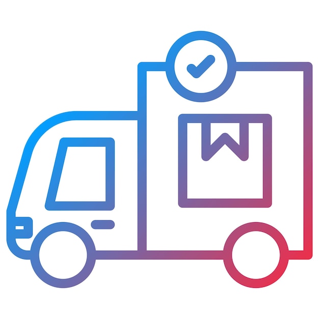 Imagen vectorial del icono del pedido enviado Se puede utilizar para el comercio minorista digital