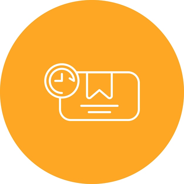 Imagen vectorial de icono de pedido previo Se puede utilizar para la tienda web