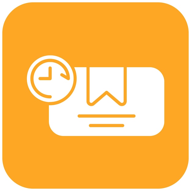 Imagen vectorial de icono de pedido previo Se puede utilizar para la tienda web