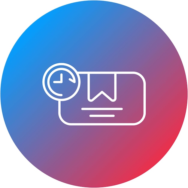 Imagen vectorial de icono de pedido previo Se puede utilizar para la tienda web