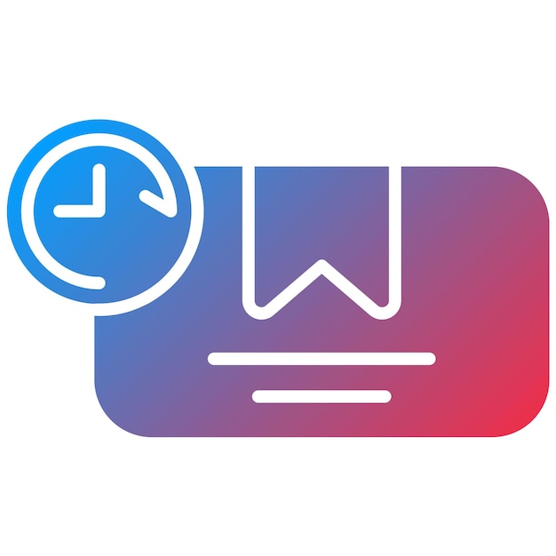 Imagen vectorial de icono de pedido previo Se puede utilizar para la tienda web