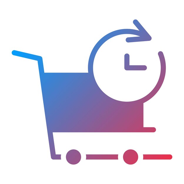 Imagen vectorial de icono de pedido previo Se puede utilizar para la tienda web
