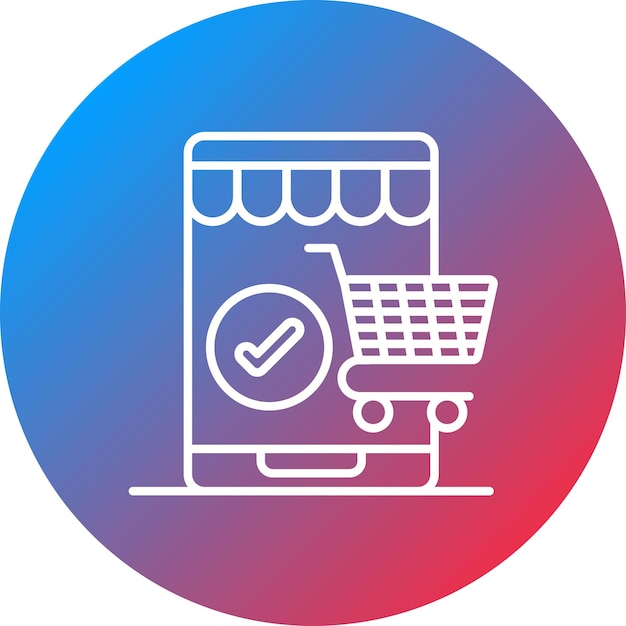 Imagen vectorial de icono de pedido simple Se puede utilizar para el comercio electrónico médico