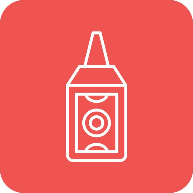 Imagen vectorial del icono de pegamento Se puede utilizar para mejoras en el hogar